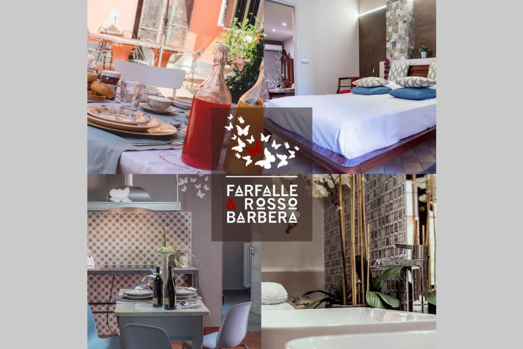 Appartamento Vacanze / Holiday Flat Farfalle&Rossobarbera Montegrosso dʼAsti Exteriör bild